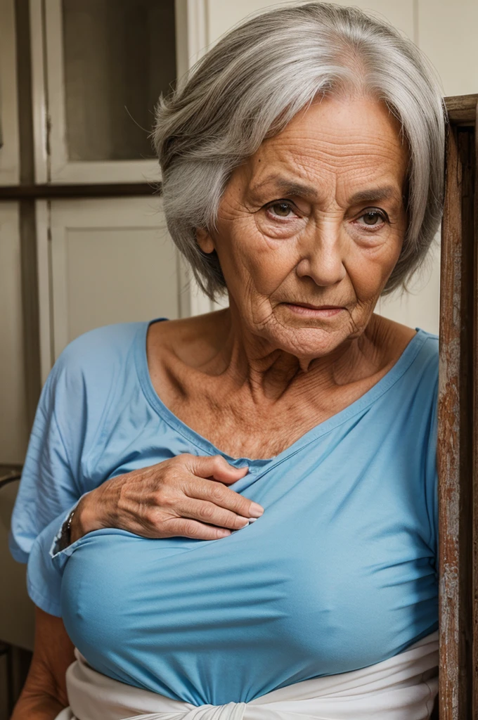 Poor old grandmother