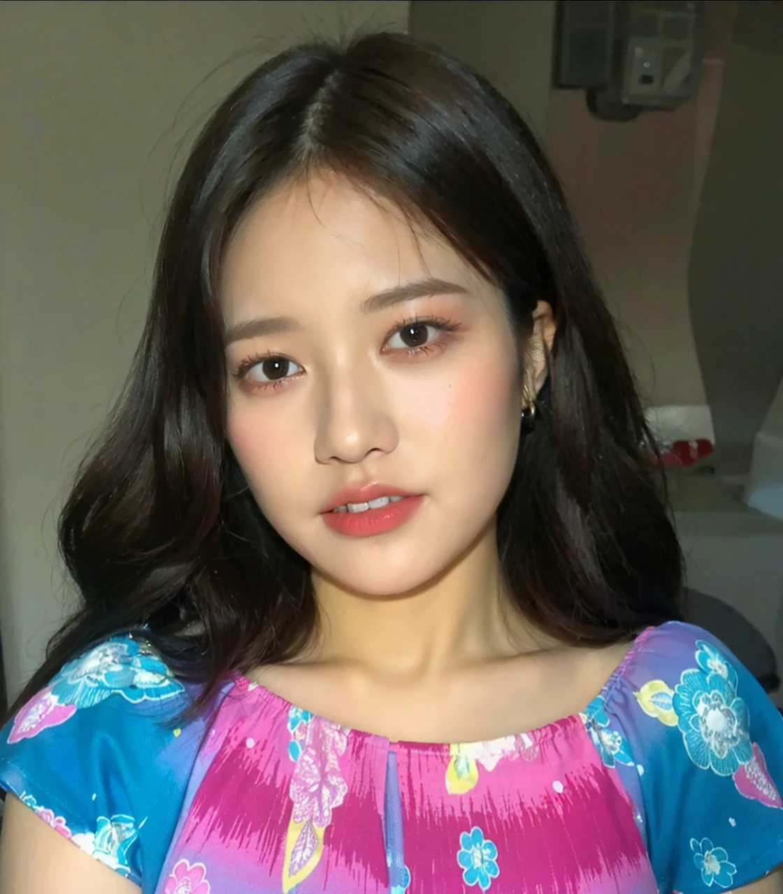 ((Best quality, 8k, Masterpiece :1.3)), Whole body, Long legs, Sharp focus :1.2, ((A pretty woman with perfect figure :1.4)), Slender abs :1.2, ((Dark brown hair, Huge breasts :1.2)), White tank top short dress :1.1, (Night city view :1.1), Highly detailed face and skin texture, Detailed eyes, Double eyelid