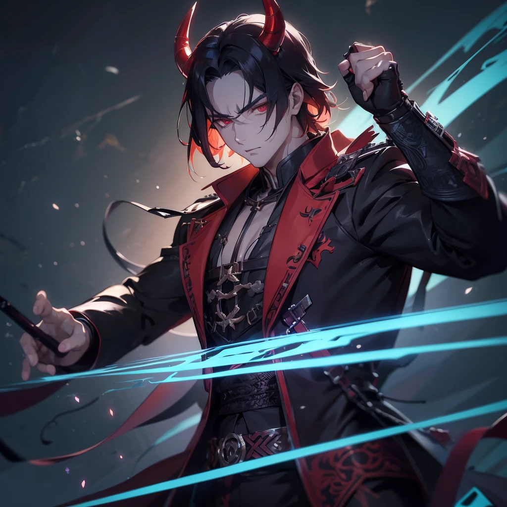 1 handsome guy in demon killer art, demon horn,manly, handsome, , Inspired by Bian Shoumin, heise jinyao, Inspired by Seki Dosheng, Cai Xukun, by Yang J, Guviz-style artwork, Deviantart ArtStation CGSCOSIETY, demon slayer rui fanart, 8k, hd, unreal engine,