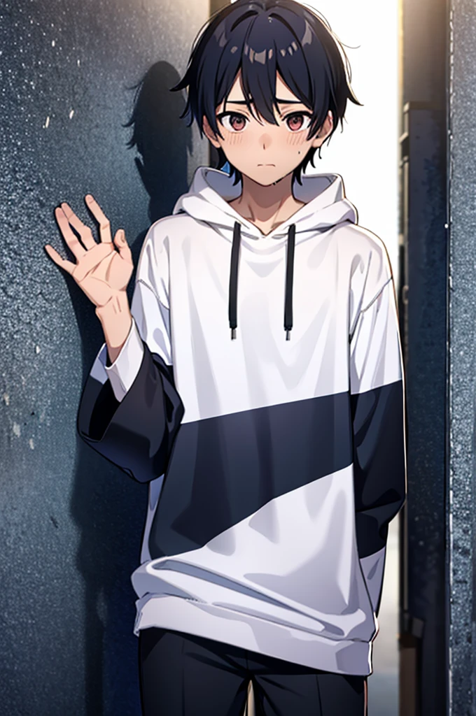 主犯は神の見えざるhand,,,,,cool,,,He was a refreshing, athletic, innocent boy.,,boy,,boys,,charm,Slim figure,Japanese high school student style,,White casual clothes,,,hoodie,Smooth,Skin texture,Functional beauty,youth,Vibrancy,The male protagonist,,,shine,Action,,,Daily life,,My dick was suddenly castrated,,,,,,,Kirito,Lust sex,,?????? excitement,,,Breeze,A speck of dust,Natural light,face,hand,eye,blush,tears,,,Saliva,,,Accuracy,Super detailed,biologically correct,Excellent ???????,Male Focus,Men's Focus,4K,8K,Highest quality,,