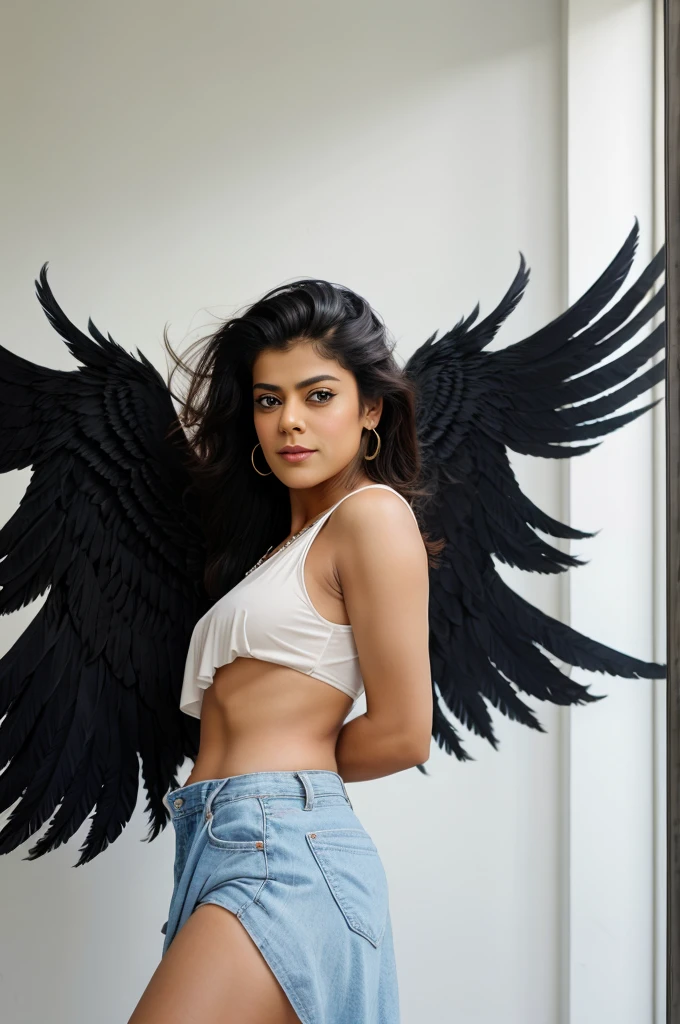 Kajol name with wings