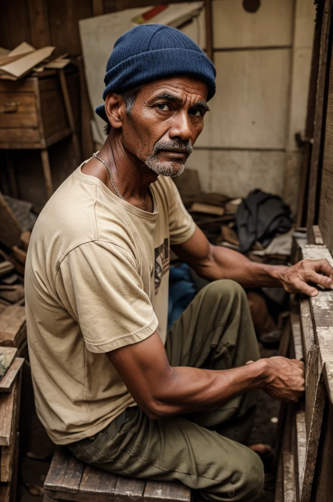 Hardworking poor man