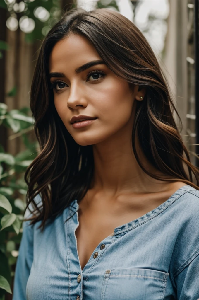 a woman 