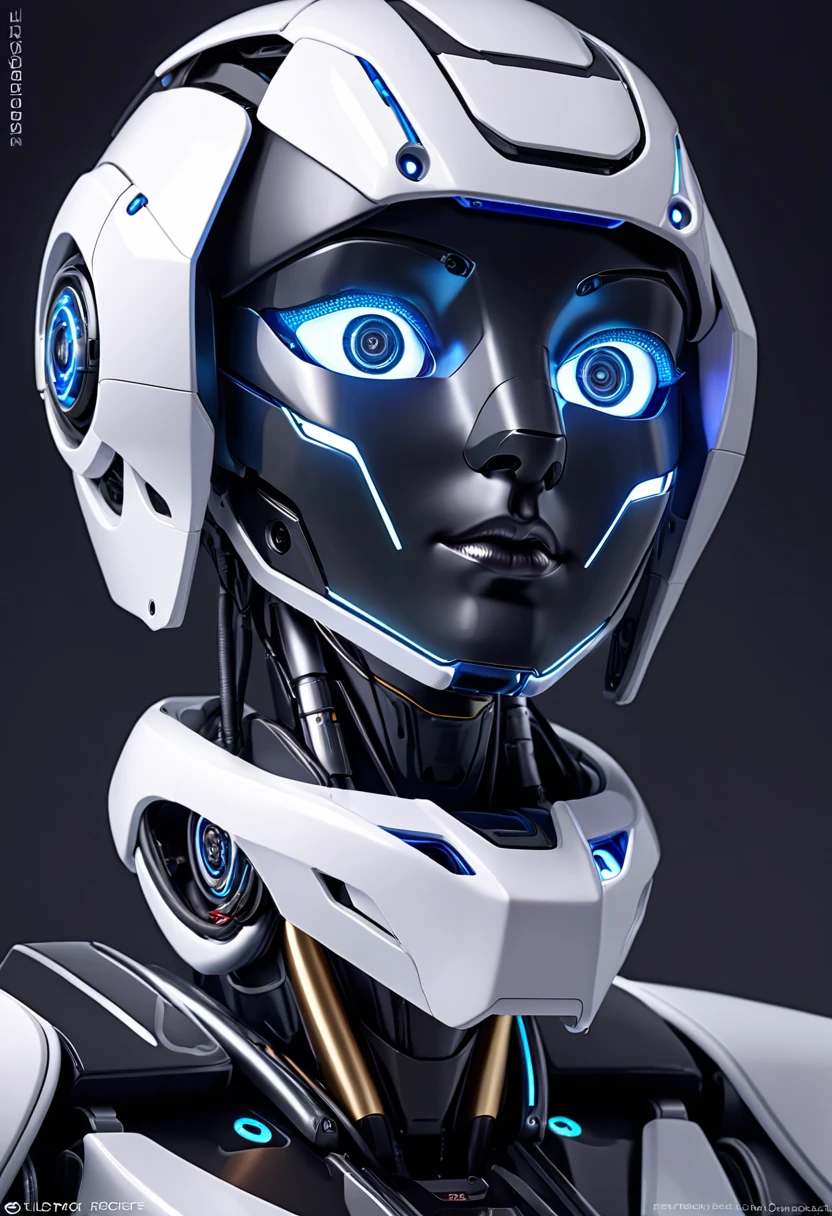 transform into cyborg robots keep real face