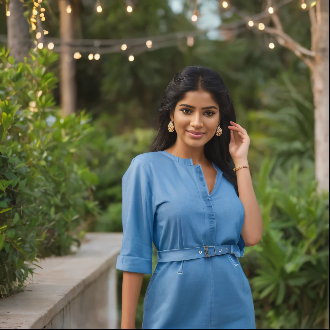(best quality,hd quality,highres) (animated avatar of kerala girl:1.1,figure:1.1) A stunning animated avatar of her comes to life in high resolution. She has a captivating figure with graceful movements. (Dress) blue saari and whit blouse. ((Back ground)) lexuary bedroom