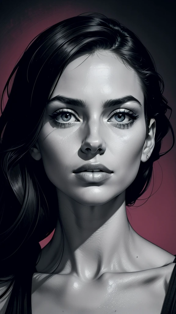 Monochromatic Portrait Mockup:

In a monochromatic palette, a captivating portrait emerges. The subject, with a striking visage, is artfully positioned against a singular color background, enhancing their distinct features. The subject's eyes, deep and soulful, are the focal point, while the subtle nuances in their facial contours add depth and dimension. The portrait is rendered with precise lines and contours, showcasing an intricate attention to detail, ultimately creating a striking and memorable image.