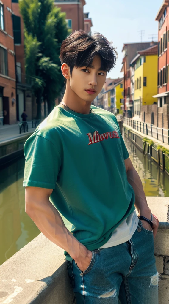,(Masterpiece)))), (((highest quality)))), ((Ultra Definition)), (Very Detailed Photo reality)Korean-thai teen guy,forth nattawat, standing wearing tiny underwear, at bus stop background, Highly detailed fingers, Full Body Shoot, Quiff haircut, look at camera, detailed facial parts, Manly, Freestyle Pose, happy expression, perfect anatomy, symmetric body, both guy 15 years old, high detail, asian, realistic, human skin, Short Hairstyle, handsome, masculine, attractive, human skin, (eyes contact),sad face, full body shot
