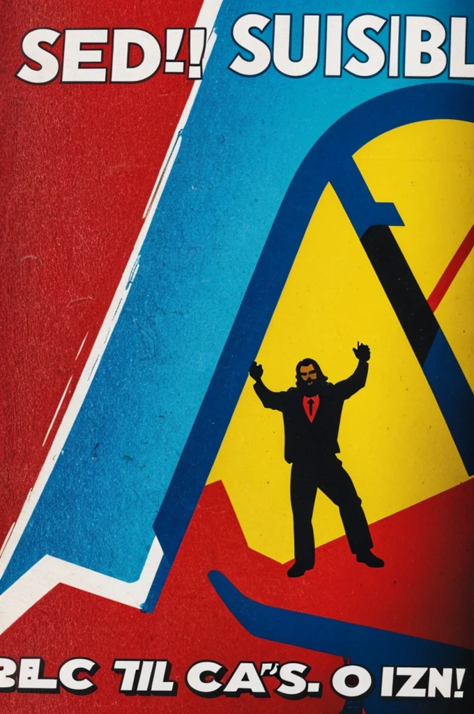 close-up of a vibrant "Subscribe" button with Jesus's hand pointing towards it, emphasizing the call to action, american comics