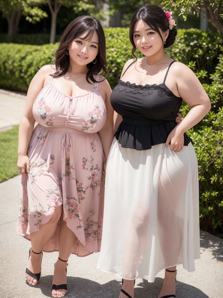 A beautiful and hot almost chubby mature woman.who is wearing a patterned short dress and is and standing in the resort. A smiling face、sexy woman、A radiant smile、adorable、race、Frills、Colorful design、Full-length mirror、An inviting gaze、Gorgeous long and beautiful hairstyle、variation Hairstyle、Open neck blouse、Alluring、Flower Garden、Sparkling、elegant princess、Full body description、1people