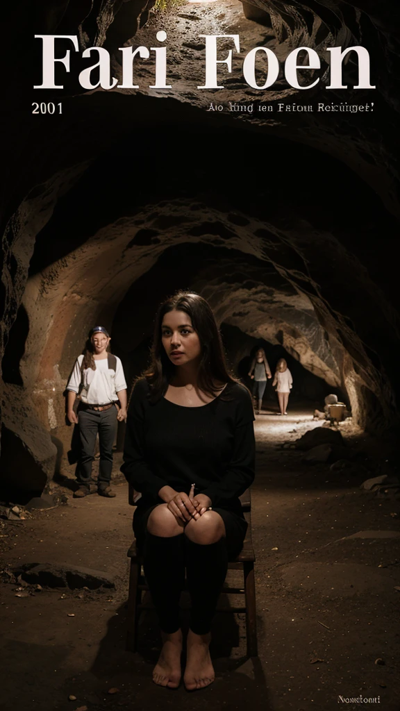 make me a cover with writing (my new family)and the background is in a scary cave