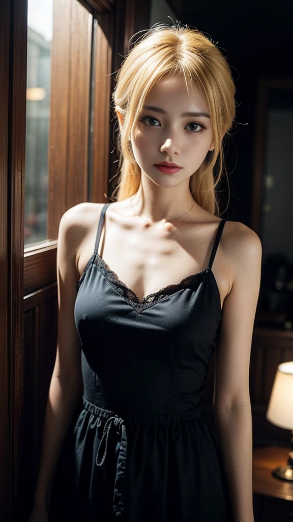 (Natural blonde and redhead girls with pretty faces), Cute pose, Atmospheric, Dark atmosphere, Edge lighting, Sayaka Yamamoto, Saito Asuka, Mao Akiyama's facial features, 8K, Full 体 portrait, ((Naked girls:1.5)), Natural light, Spooky greenhouse at night, Sharp focus, (Highly detailed eyes and face:1.1, Professional photography techniques), (Beautiful small face, beautiful girl, high , Idol Face, Baby Face:1.6)Happy, K UHD, Hmph, Beautiful and soft skin, Vibrant Skin, blush, ((Beautiful breasts:1.2, Cleavage)), (Small beautiful butt), (Detailed hands:1.1, The optimal ratio is four fingers to one thumb), Perfect proportions, (Perfect Anatomy:1.3), (Highest quality, Masterpiece, Highest quality, Ultra high definition, Photorealism:1.4), ((Confuse each other:1.4)), (((Sexy look:1.2)))