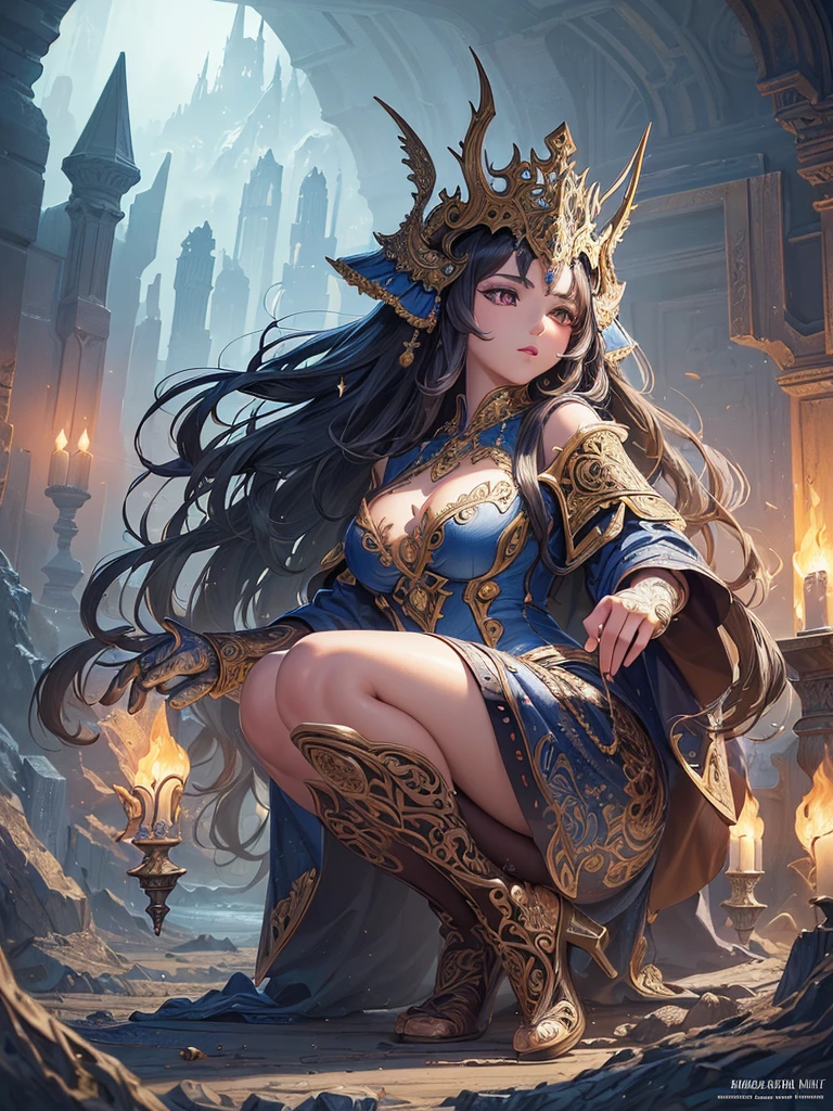 ((highest quality)),(ultra high resolution),(Super detailed),(detailed description),((best CG)),(best work of art),super precision art,amazing drawing art,(Fantasy art with intricate detail:1.5),
