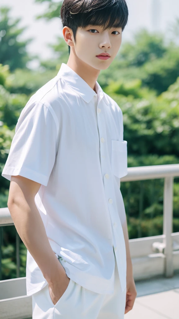 Asian alpha male in white shirt looking at camera, Shin Jinying, Kim Do-young, Paint Ulzzang, Shen Quanrui, korean men, Shin Jin Young's Aesthetics, faceเกาหลีที่น่ารัก, handsome young man'face, Jaeyong Nam, beautiful eyes、Kim Taejoon, Hyungtae, Inspiration from Jong Suk Lee, Avatar, Korean artist, Jung Jae Hyo