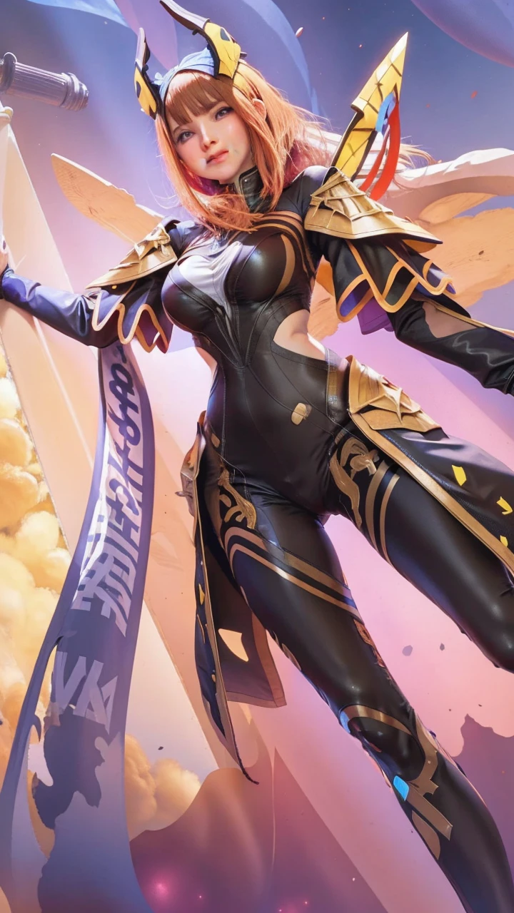  she's smile and 3D graphics ( only change the face )