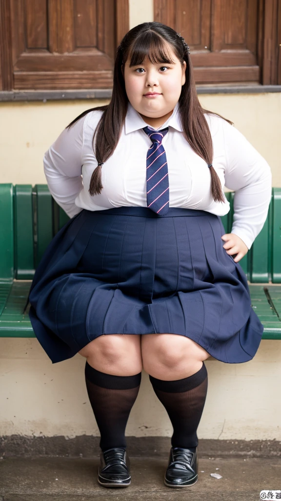 Vety fat school girl , ,  very obese , very big body , 