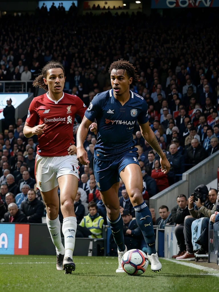 photo des rivalités intense dans la première League donc manchester unuted vs Manchester City et Chelsea contre Liverpool je veux des photos où ils sont entrain de s'affronter sur le terrain