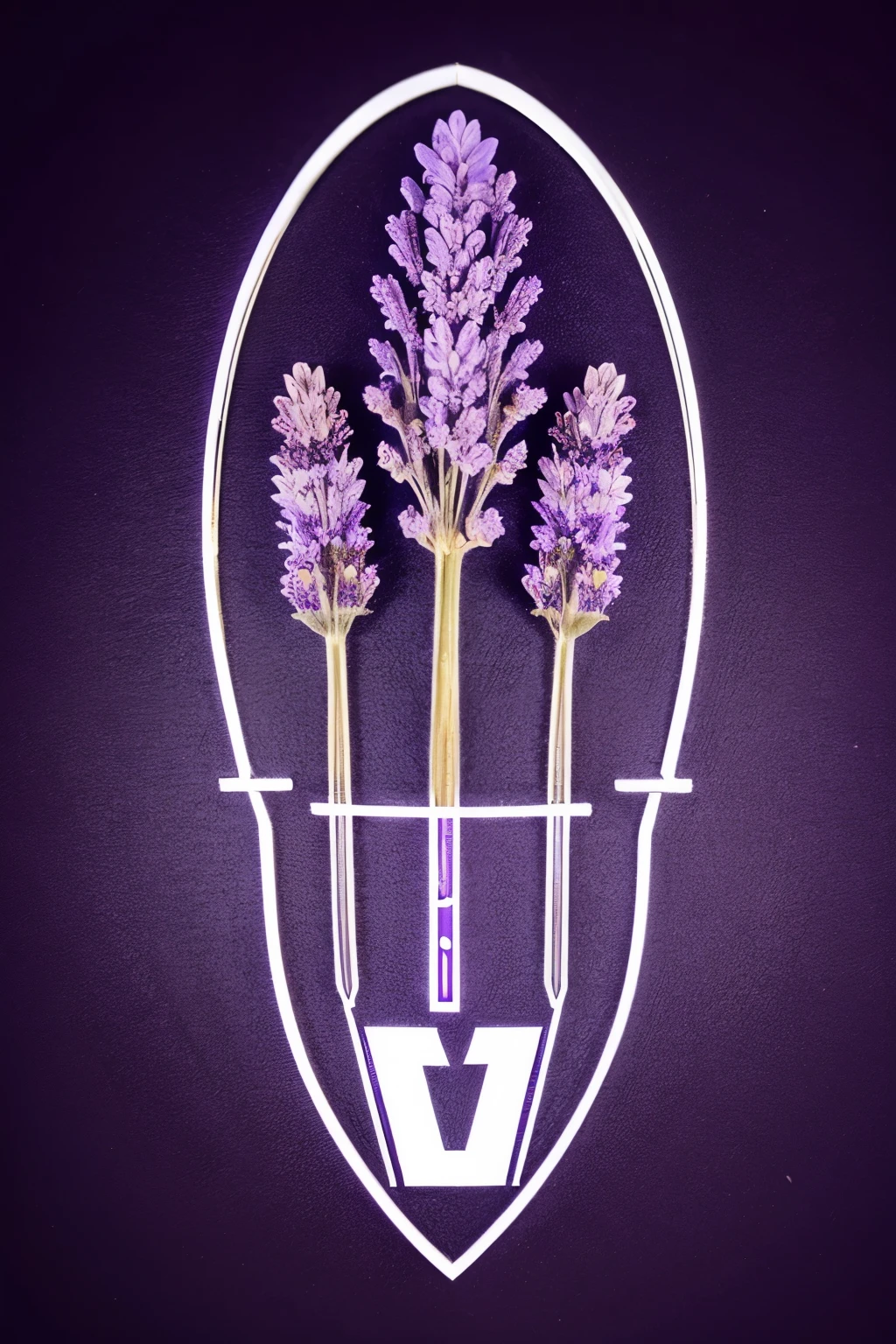 Logo of a Lavender with the name of Lavender Ent