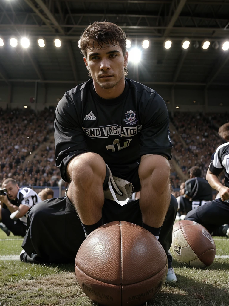 photo anciens des personnes entrain des codifier les lois du football une photo trop ancienne 