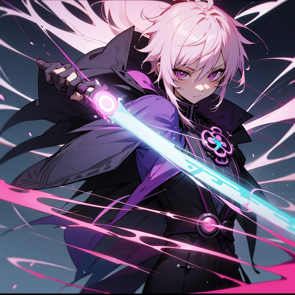 Genshin impact scaramouche demon anime cyberpunk neon colors icon wanderer the balladeer kabukimono kunikasushi the sixth harbinger of the fatui