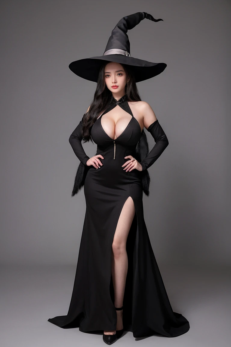 Witch , huge tits, full body