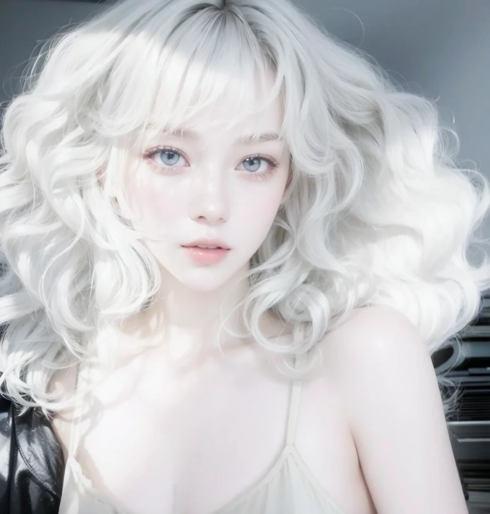 white hair
