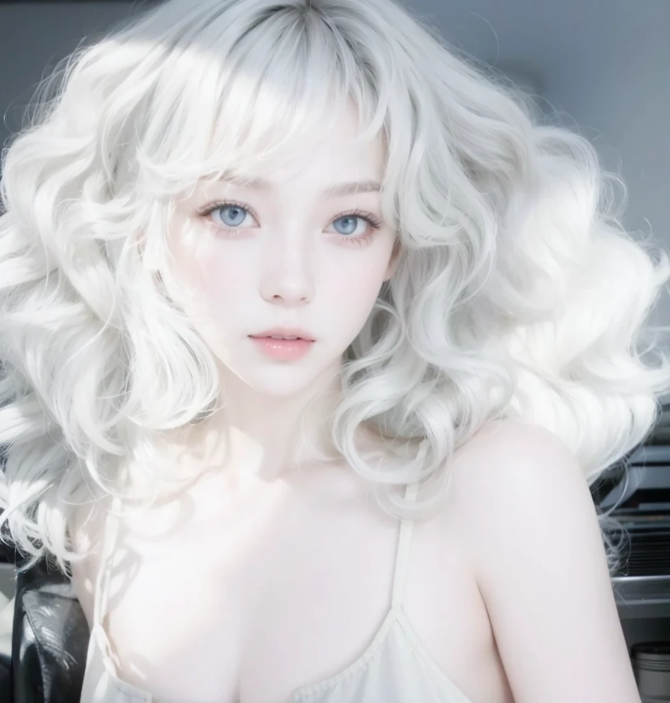 white hair