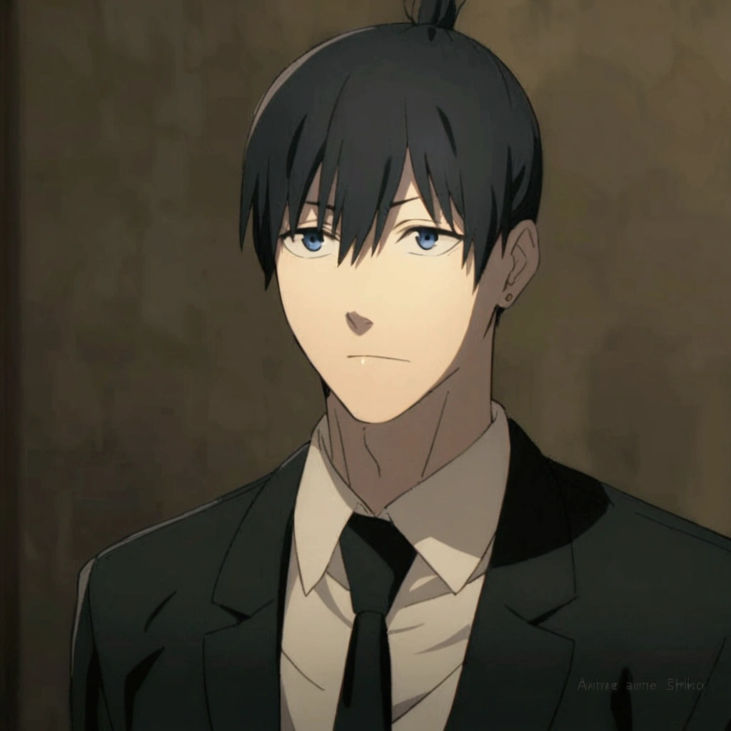 anime character in suit and tie with black hair, hijikata toushirou, a handsome man,black short hair, inspired by Okumura Togyu, Inspired by Munakata Shiko, anime handsome man, inspired by Okumura Masanobu, as anime character, tall anime guy with blue eyes, serious for the camera and posing