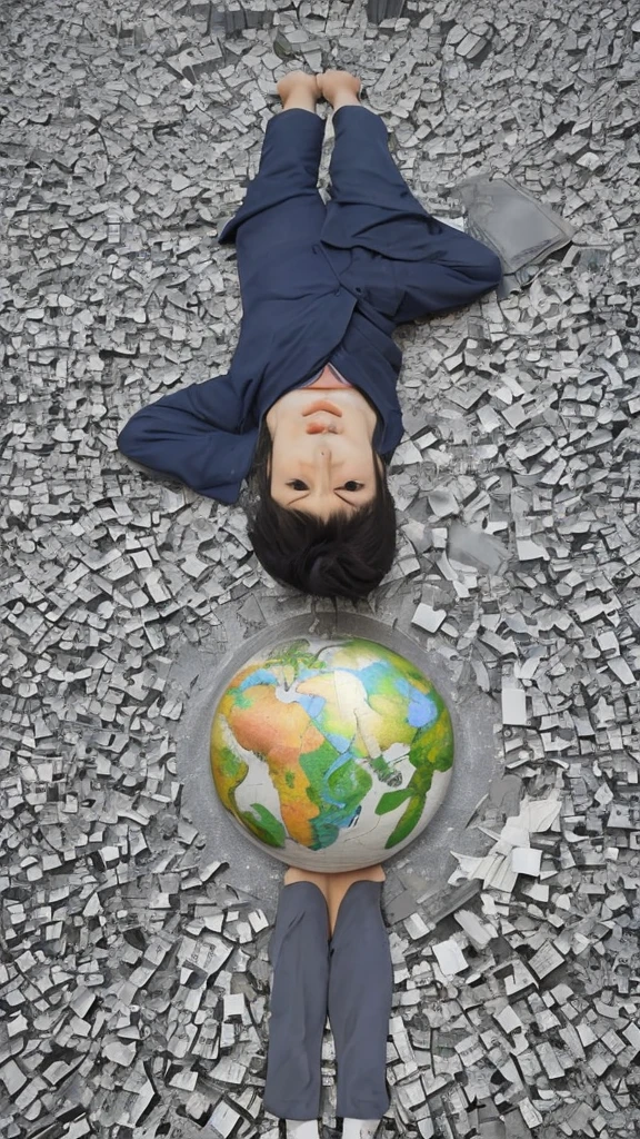 Half the world is at peace Half unhappy