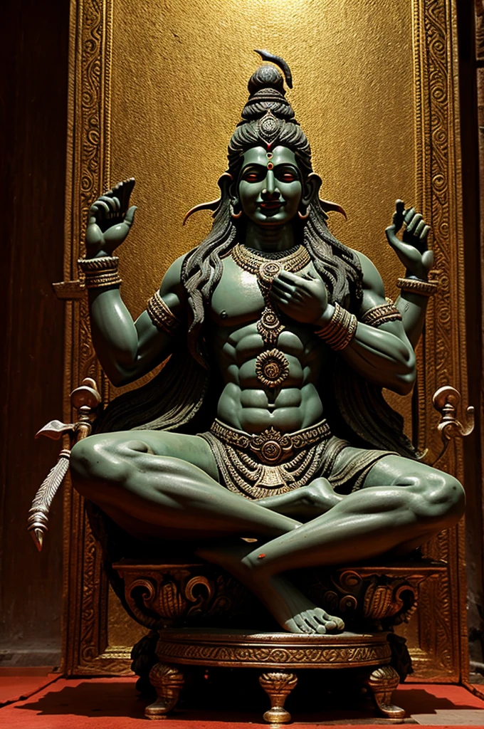 Lord Shiva with trishul 