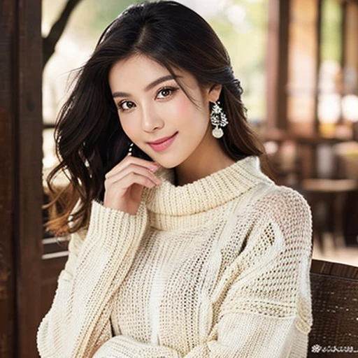 Knitted Sweater Beauty
