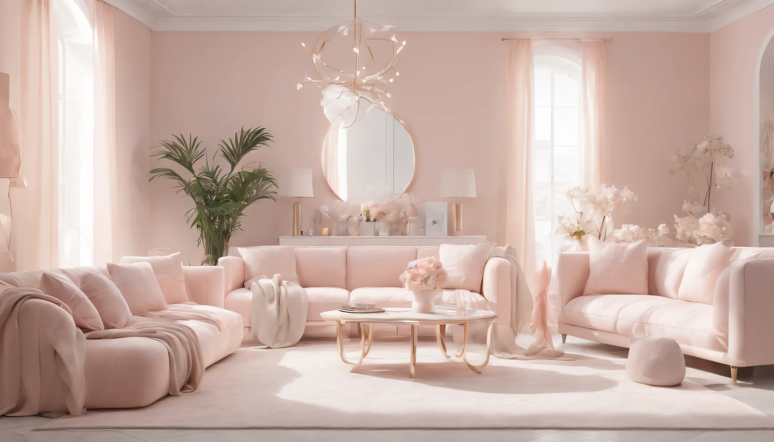 Cozy light home interior mock-up in pastel colors, 3d render,
ultra wide-shot, high res photograph, 16k