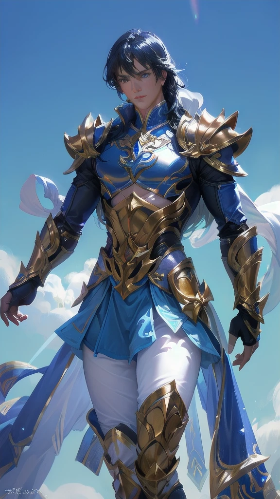 Ultra-high saturation,(tmasterpiece), fully body photo,(best qualtiy), (1girll), starryskybackground,Wearing shiny gold armor, Sexy lingerie type armor,Expose your chest,Expose the waistline,Exposing thighs,cool-pose, Saint Seiya Armor, messy hair,high detal, Anime style, Cinematic lighting, Sparkle, god light, Ray traching, filmgrain, hyper HD, textureskin, super detailing, Anatomical correct, A high resolution,Ultra-high saturation,hight contrast,High-gloss armor,Smooth skin,Serious expressions,Dark room,