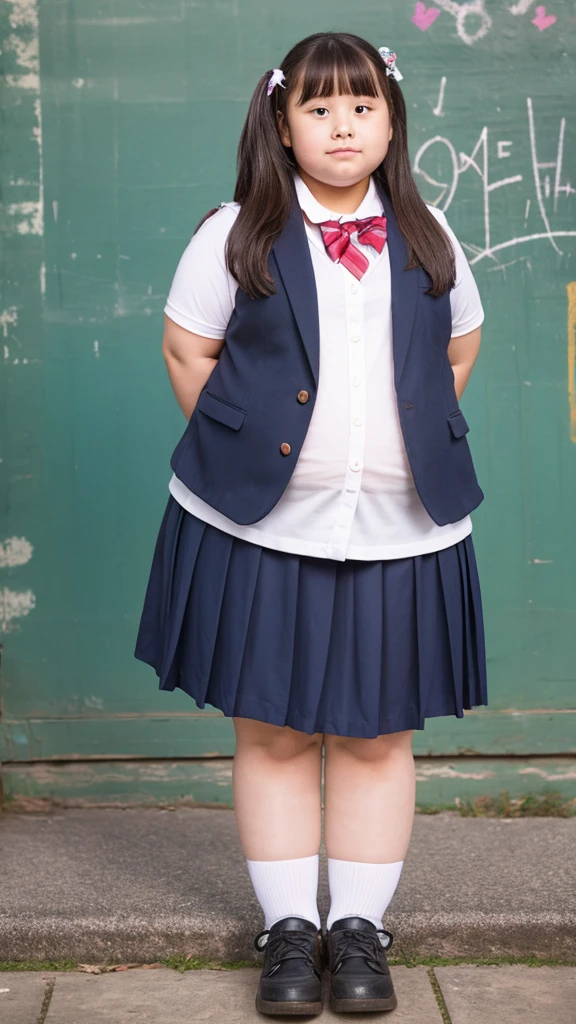 Vety fat school girl , , very obese , very big body ,