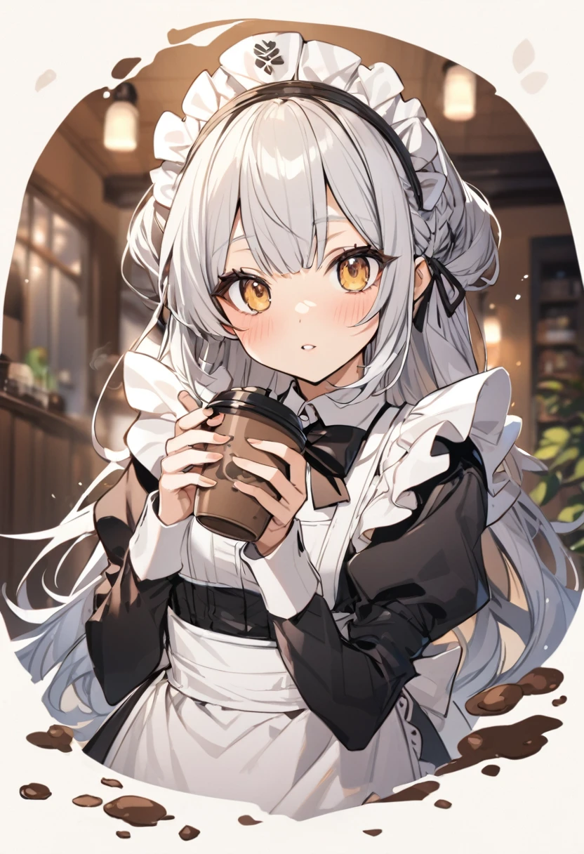 aromatic coffee、Maid