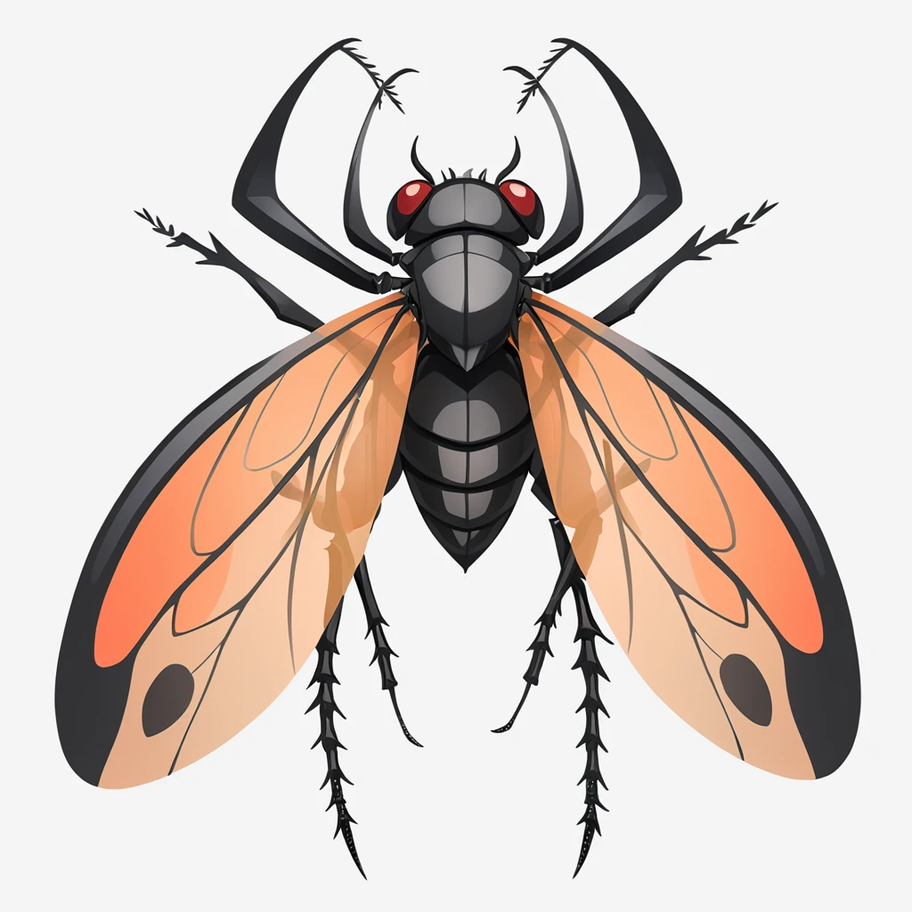 Watching Over You in insect art style
