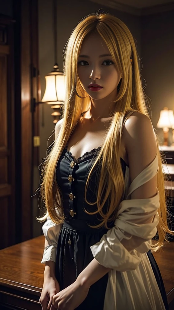 (Natural blonde and redhead girls with pretty faces), Cute pose, Atmospheric, Dark atmosphere, (Naughty lighting), Sayaka Yamamoto, Saito Asuka, Mao Akiyama's facial features, 8K, Full 体 portrait, (((Completely naked:1.4))), Natural light, Spooky greenhouse at night, Sharp focus, (Highly detailed eyes and face:1.1, Professional photography techniques), (Beautiful small face, beautiful girl, high , Idol Face:1.2, Baby Face:1.6)Happy, K UHD, Hmph, Beautiful and soft skin, Vibrant Skin, blush, ((Beautiful breasts:1.2, Cleavage)), (Small beautiful butt), (Detailed hands:1.1, The optimal ratio is four fingers to one thumb), (Perfect proportions), (Perfect Anatomy:1.3), (Highest quality, Masterpiece, Highest quality, Ultra high definition, Photorealism:1.4), ((Hugging from behind and rubbing breasts:1.4))