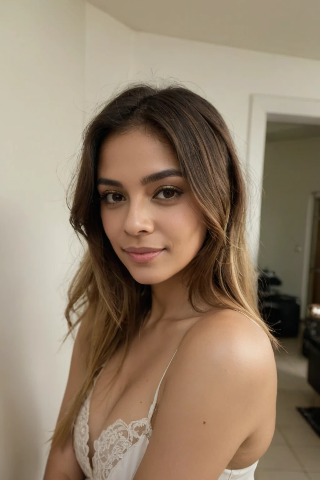 Photo details, portraite, variations, Brazilian woman named Priscila, ssmile
