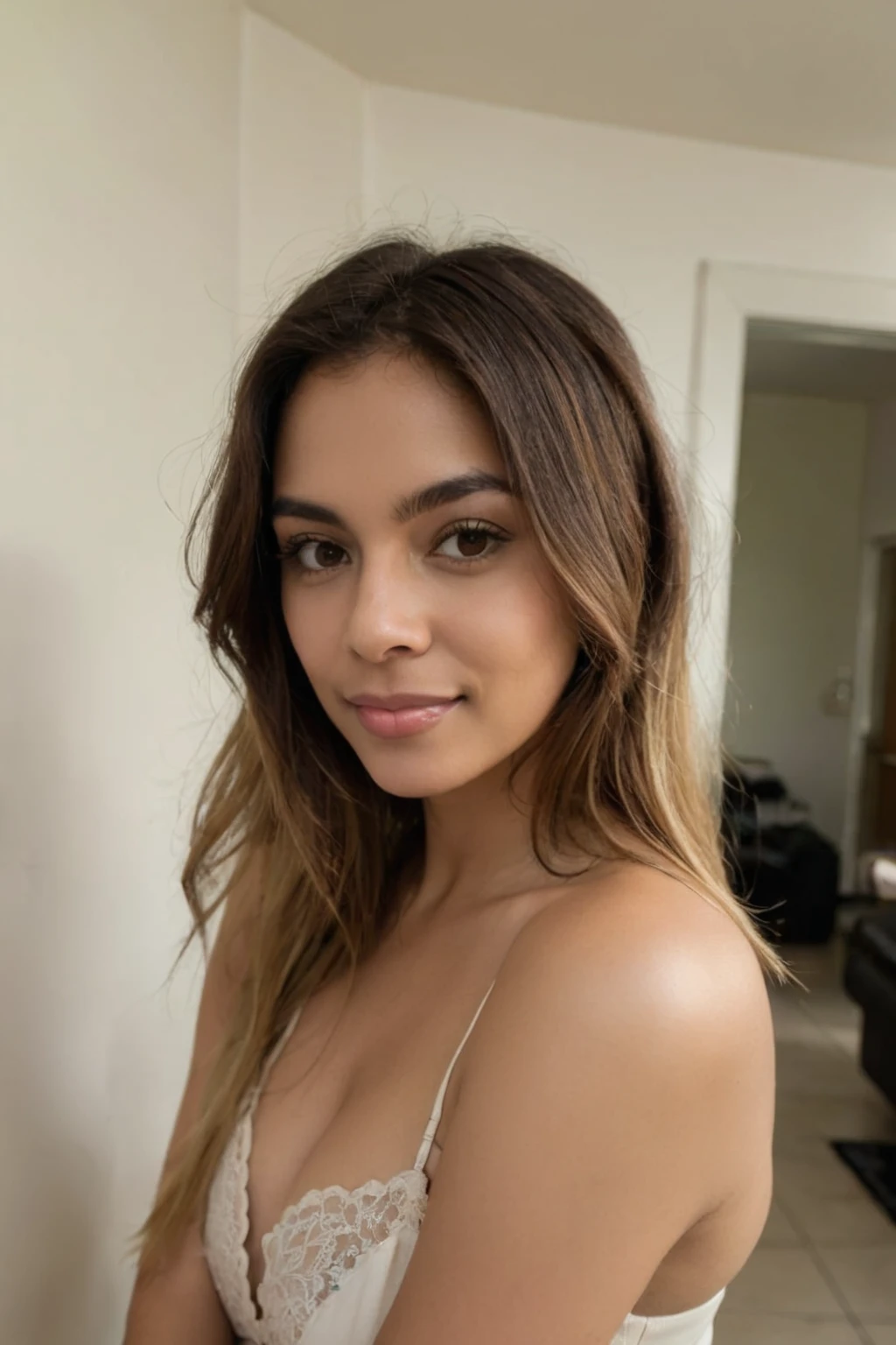Photo details, portraite, variations, Brazilian woman named Priscila, ssmile