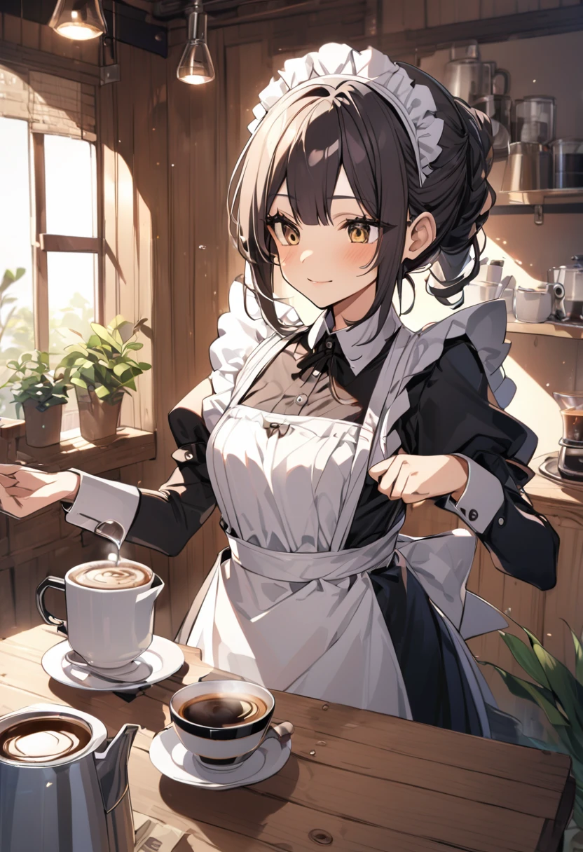 aromatic coffee、Maid