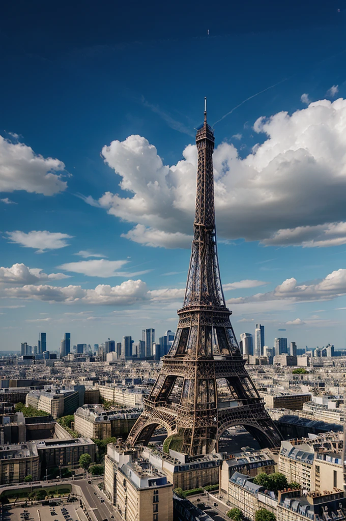 the city of Paris in the future 2500