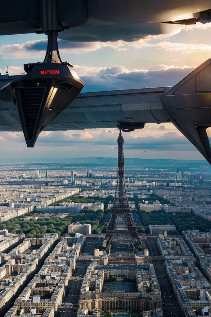 the city of Paris in the future 2500