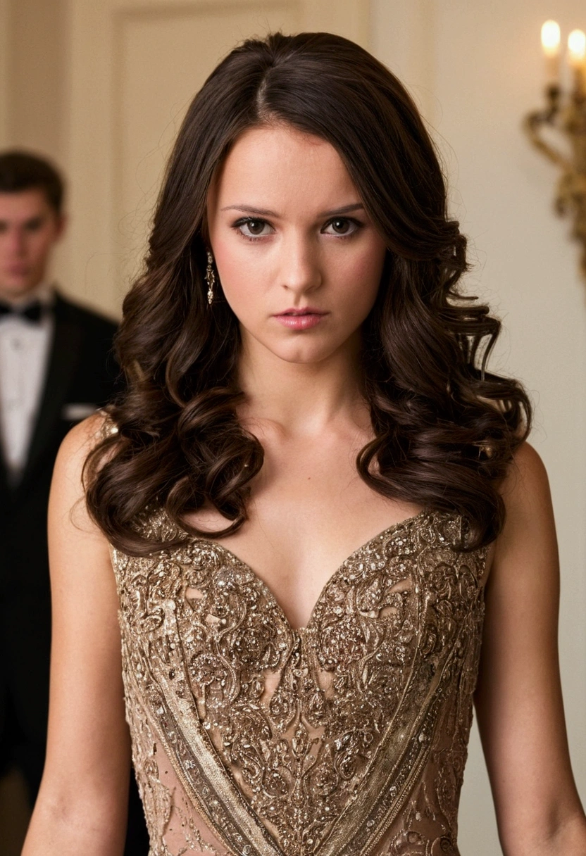Screwing young brunette woman from the front 