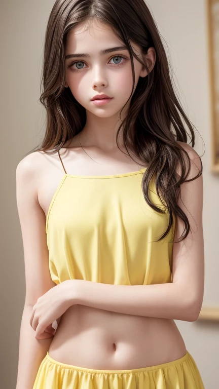 (Margaret Qualley)), (highest quality, High resolution, masterpiece :1.3), Beautiful 15 year old girl, slender body shape, dark brown hair, sleeveless T-shirt, Highly detailed face and skin texture, big beautiful eyes, double eyelid, liberty statue, Wishing for something, masterpiece, best quality, photorealistic, Citizen of Guinea-Bissau, very cute super model, perfect anatomy, skinny, flat chest, transparent yellow top, kristina pimenova
