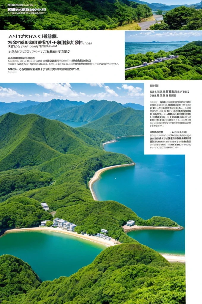 The theme of the Shimane Peninsula and Lake Shinji-Nakaumi Geopark、A flyer inviting submissions for a photo contest to be submitted via Instagram
