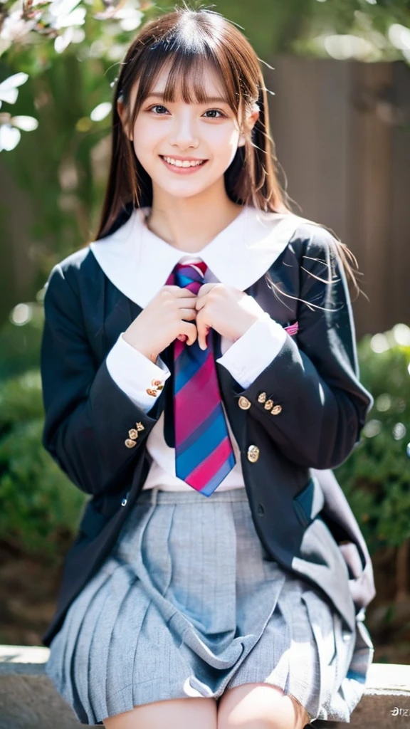 Cute jacket、((Super super cute:1.8))、smile、Japanese、(Cute elementary school student:2), 8k、Detailed pussy:2、Small breasts