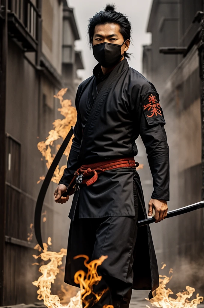 A combination between a ninja and a samurai