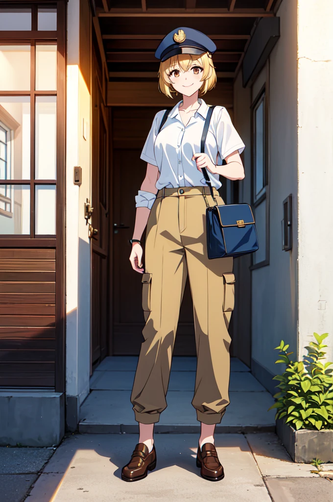 masterpiece, 32k, extremely detailed, finely detail, intricate details,
BREAK
(absurdres:1.1, highres:1.1, ultra detailed:1.1),
insanely detailed, absurdres,
(high resolution:1.1, ray tracing:1.1, refraction:1.1)
(1 female, 独奏:1.3), smile,
BREAK
perfect symmetrical face, postal delivery person, verry large shoulder bag, uniform of a postal delivery person, pants, postman's cap, 銀髪
BREAK
(((full body))), standing,
BREAK