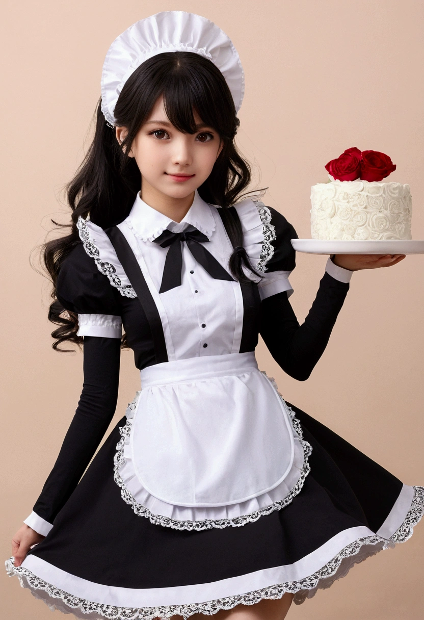 Super beautiful maid girl