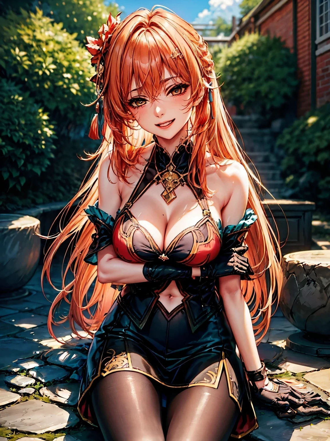 black gloves, small hands