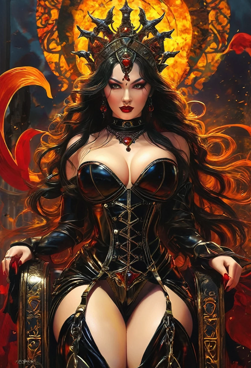 Crazy and sadistic goddess with a lot of lust